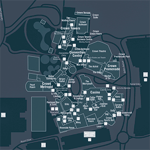 Crown Casino Map